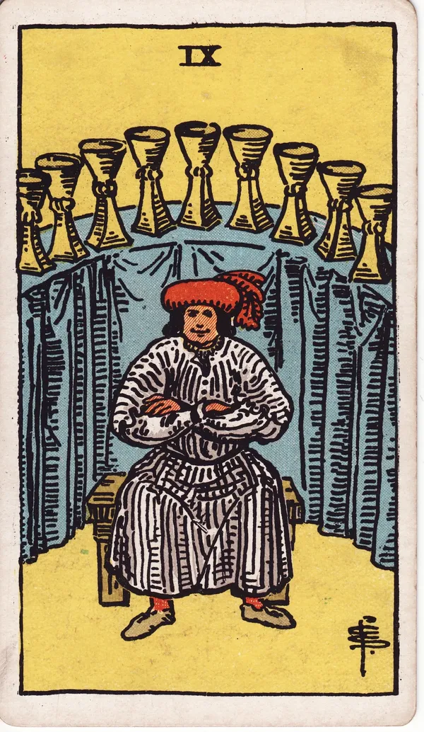 Nine of Cups tarot card